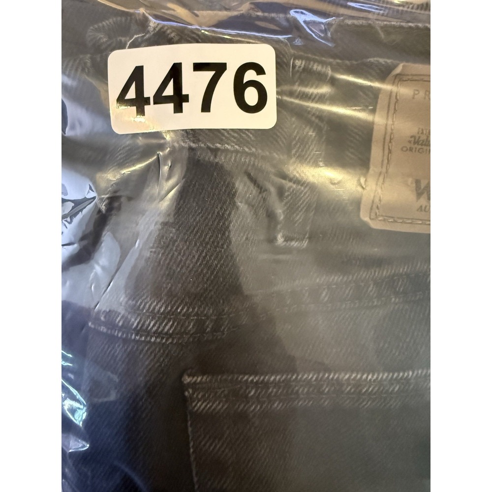Wrangler Jeans Five Star Mens 35x33 Relaxed Fit Straight Black Denim 100%Cotton - Picture 8 of 8